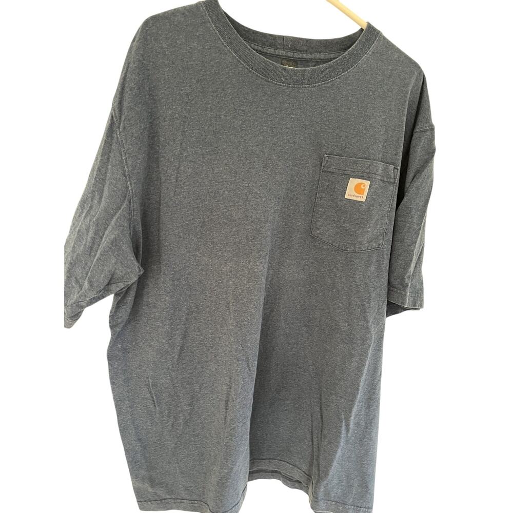 Carhartt Men's T Shirt XL Original Fit Short Sleeve w Pocket Workwear Utility